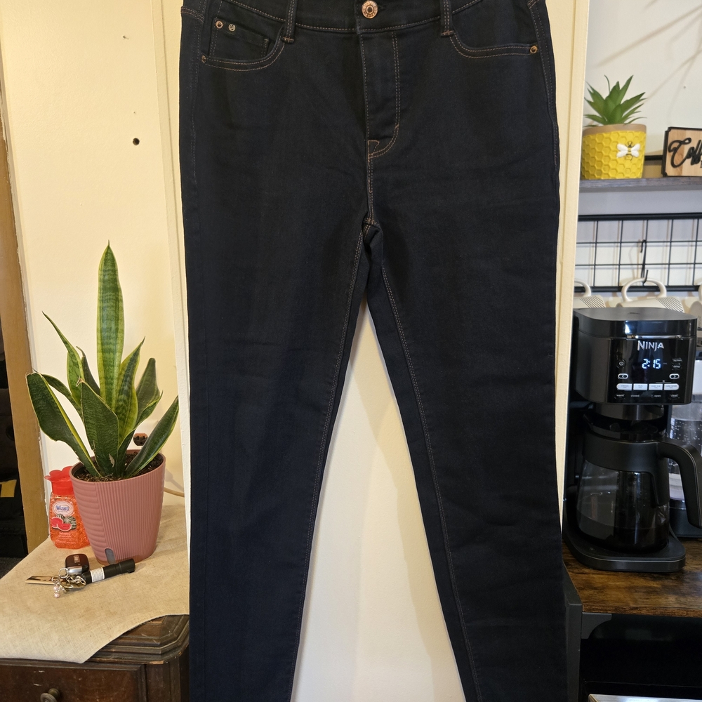 Women's Dark Navy Stretch Skinny Jeans